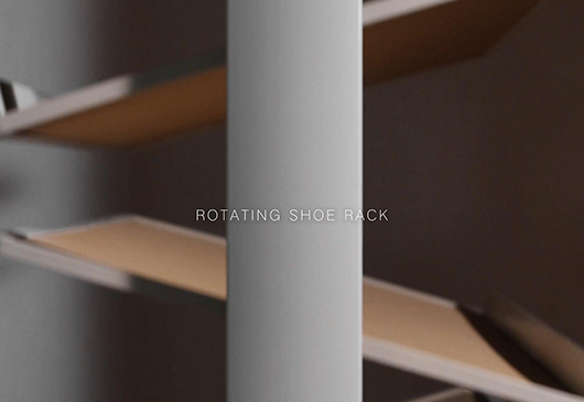 Tourbillon·Rotating Shoe Rack